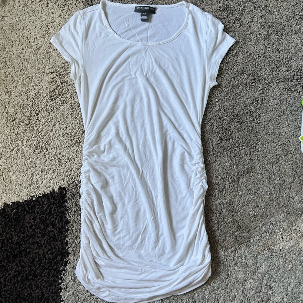 A Pea in the Pod White Maternity T-Shirt